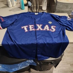 Texas Rangers Adolis Garcia Replica Postseason Jersey Size XL SGA 8/19/24